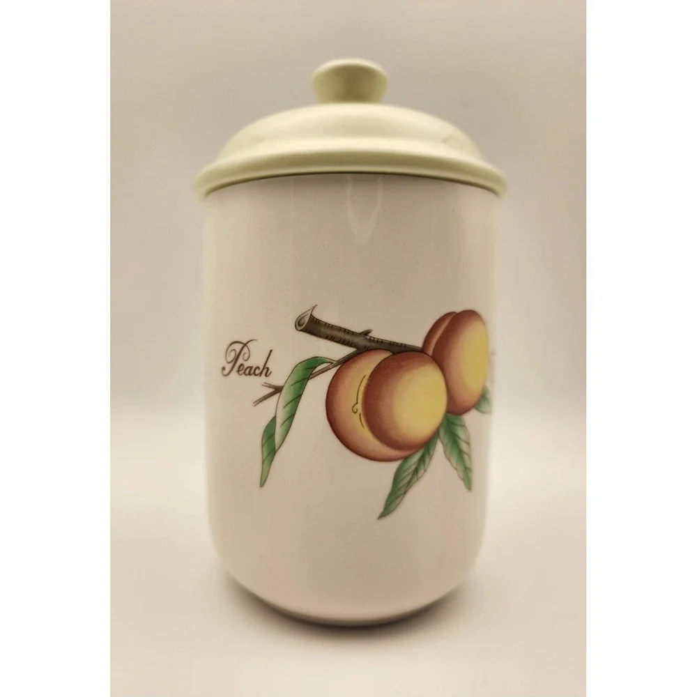 China Small Kitchen Storage Canister‎ - Vintage Peach Design
